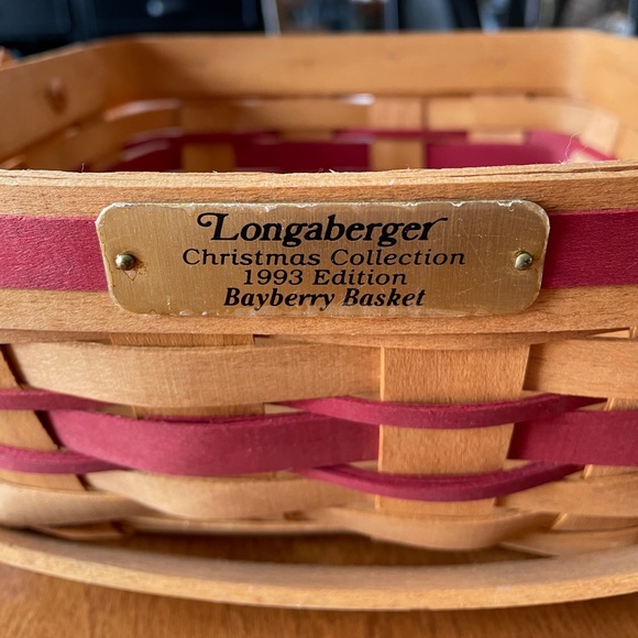 Longaberger Other - Longaberger 1993 Christmas Bayberry Basket